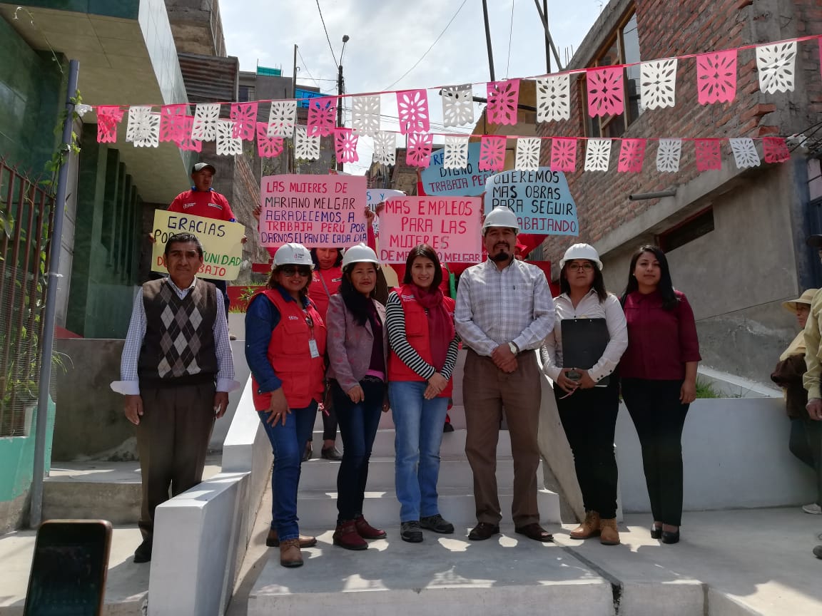 WhatsApp Image 2019-04-23 at 11.38.45 Los vecinos de la calle Calvario ya no sufrirán al transitar por ésta, puesto que ahora la zona ha mejorado gracias al trabajo articulado entre el programa Trabaja Perú, del Ministerio de Trabajo…
