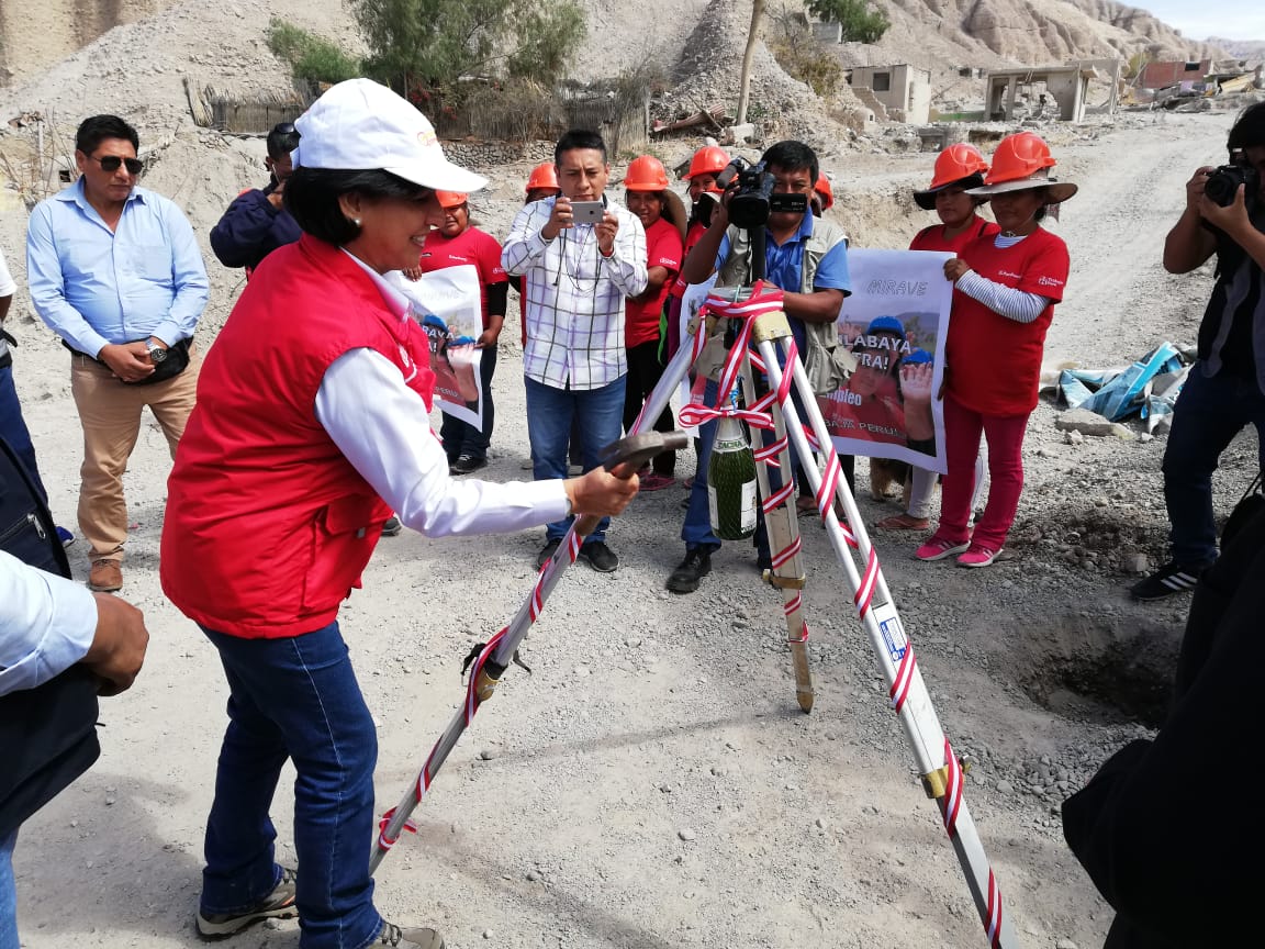 WhatsApp Image 2019-05-07 at 14.07.01 La titular del Ministerio de Trabajo y Promoción del Empleo (MTPE), Sylvia Cáceres, anunció hoy en Tacna el inicio de la ejecución de las 119 actividades de intervención inmediata que…