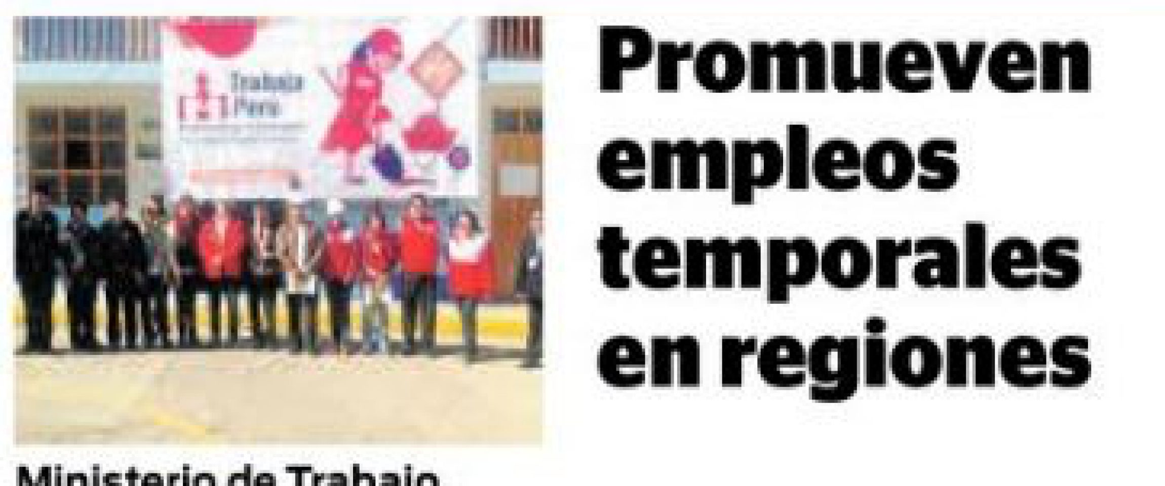 correo empleo trabajaperu junio2019 Correo (Ayacucho)
27/06/2019
El Ministerio de Trabajo y Promoción del Empleo inició Asambleas de Selección de Participantes en todo el país en donde se elegirán a los beneficiarios de los empleos temporales…