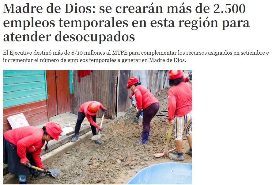 El Comercio

19/10/2019

Se ejecutarán 45 proyectos que contarán con una inversión de más de S/38 millones en la región de Madre de Dios.

Puedes leer aquí la nota completa.…