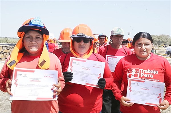 elperuano trabajaperu2019 El Peruano
30/12/2019
Con el fin de generar empleo temporal en beneficio de los pobladores más necesitados de la región Piura, mediante el cofinanciamiento de obras de infraestructura básica, social y económica,…